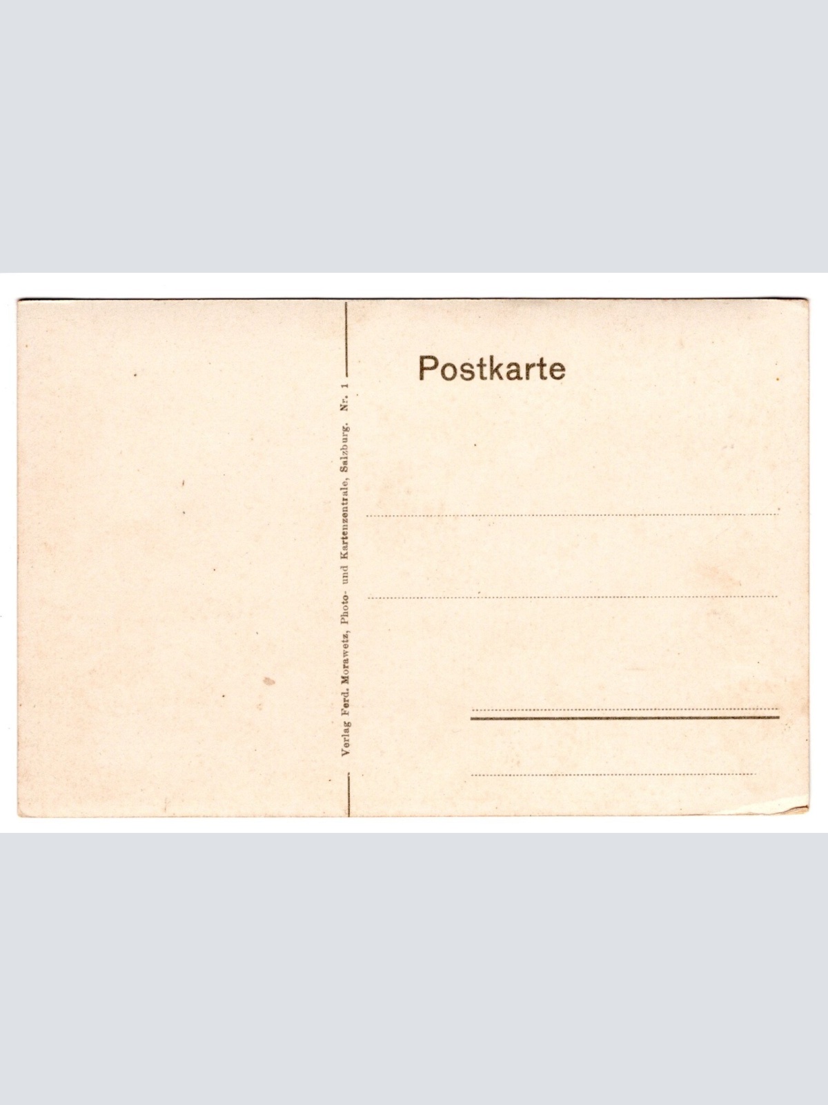 AK, Salzburg von Mülln, Ansichtskarte (S4917)