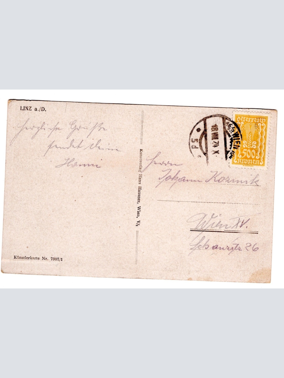 AK, Linz an der Donau, Oberösterreich, Ansichtskarte (S4931)