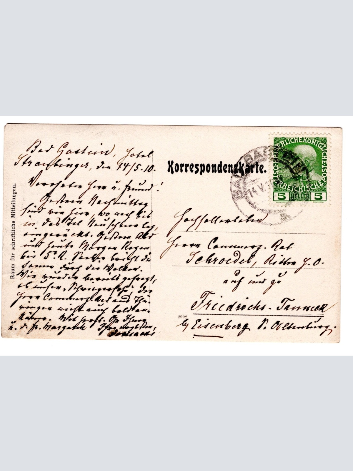 AK, Gastein, Salzburg, Ansichtskarte (S4932)