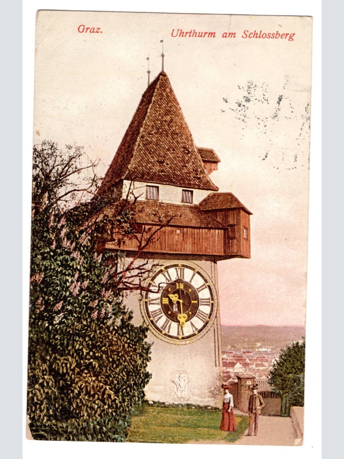AK, Graz, Uhrthurm am Schlossberg, Steiermark, Ansichtskarte (S4962)