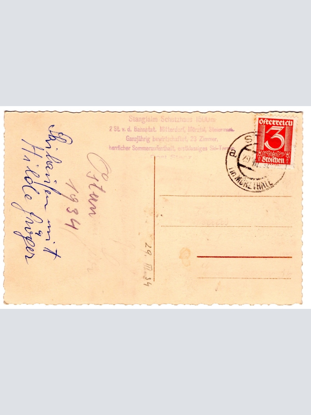 AK, Stanz im Mürztal, Steiermark, Ansichtskarte (S4963)