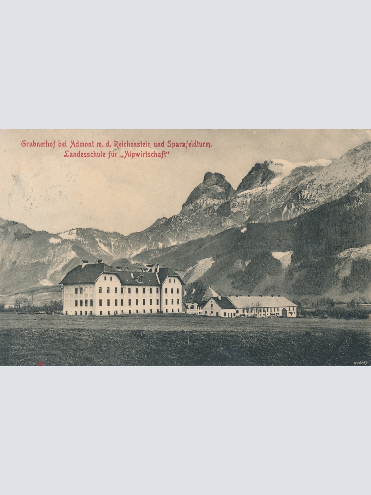 AK aus Admont mit Grabnerhof Steiermark Ansichtskarte (14201)