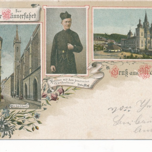 AK gruss aus Mariazell Steiermark Ansichtskarte (14227)