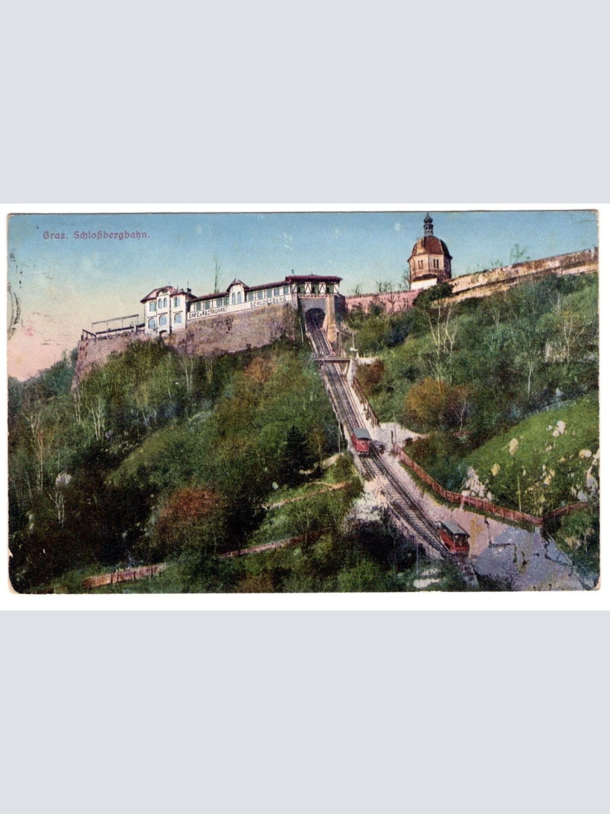 AK, Graz, Schlossbergbahn, Steiermark, Ansichtskarte (S4989)