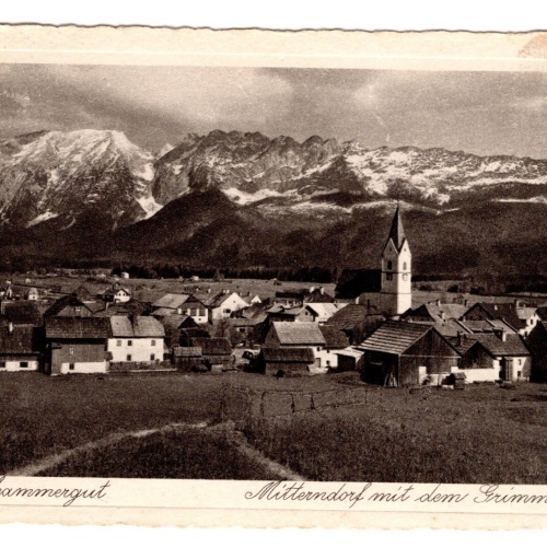 AK, Bad Mitterndorf mit Grimming, Steiermark, Ansichtskarte (S5001)