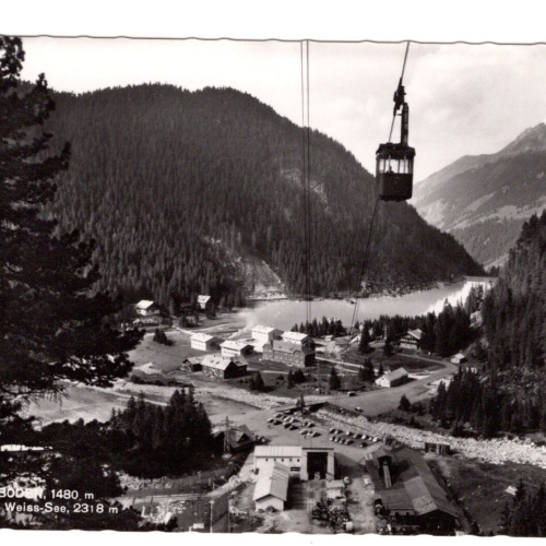 AK, Enzingerboden, Seilbahn zum Weiss-See, Salzburg, Ansichtskarte (S5016)