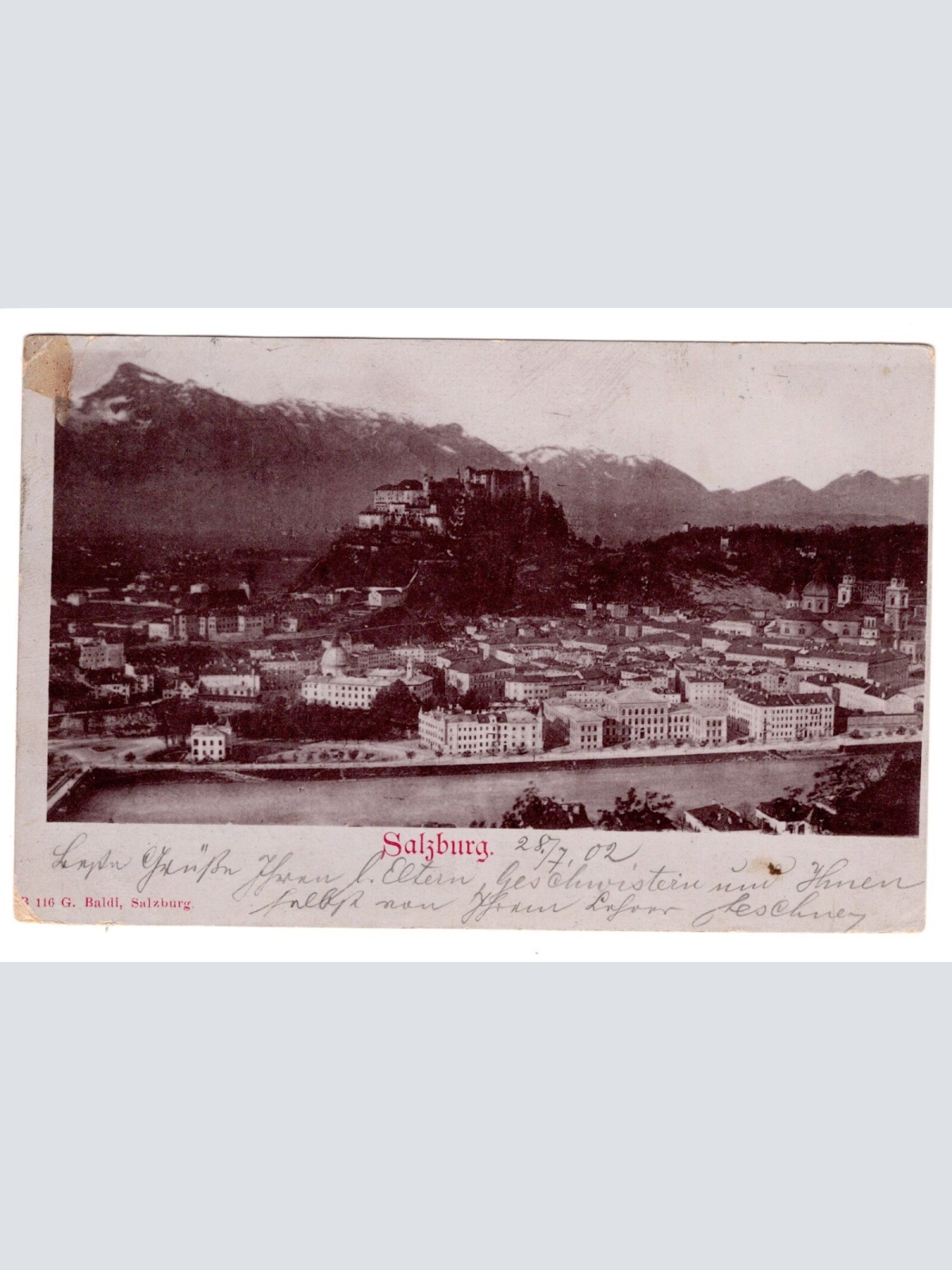 AK, Salzburg, Ansichtskarte (S5018)