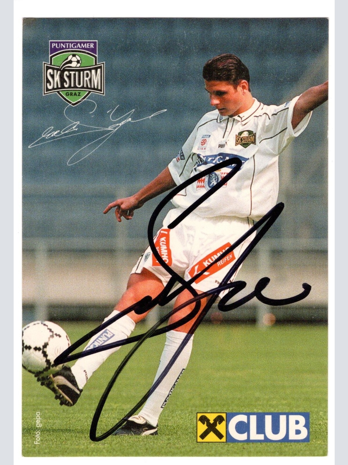 AK, Imre Szabics, mit Original Unterschrift (S5052)