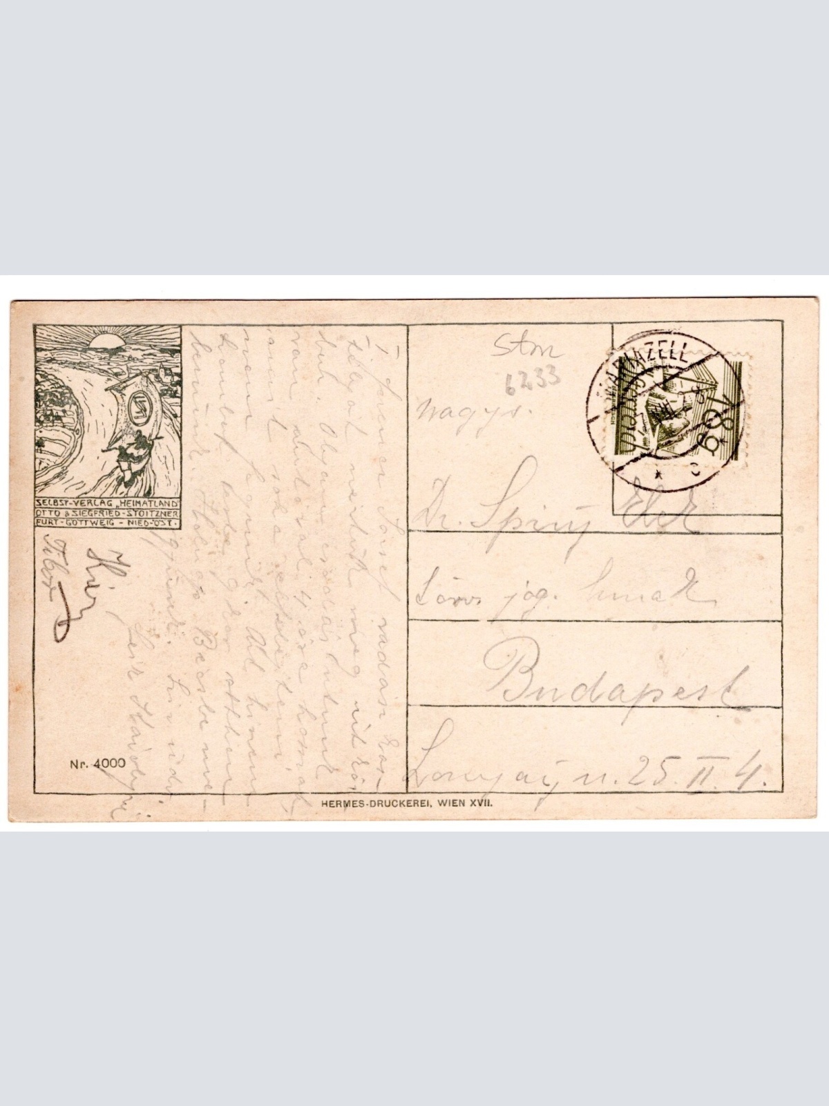 AK, Jagdschloss Mürzsteg, Steiermark, Ansichtskarte (S5075)