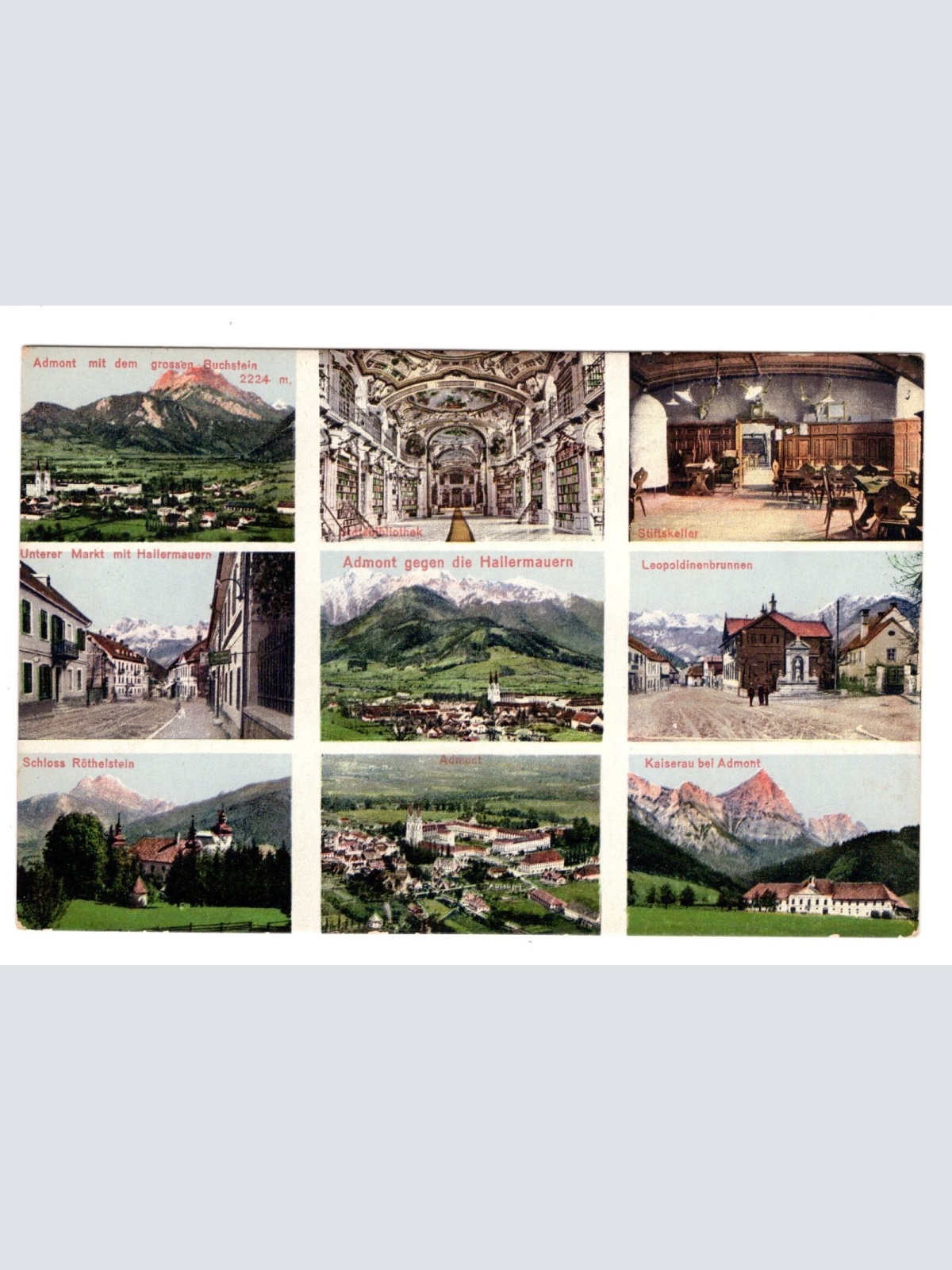 AK, Admont, Steiermark, Ansichtskarte (S5087)