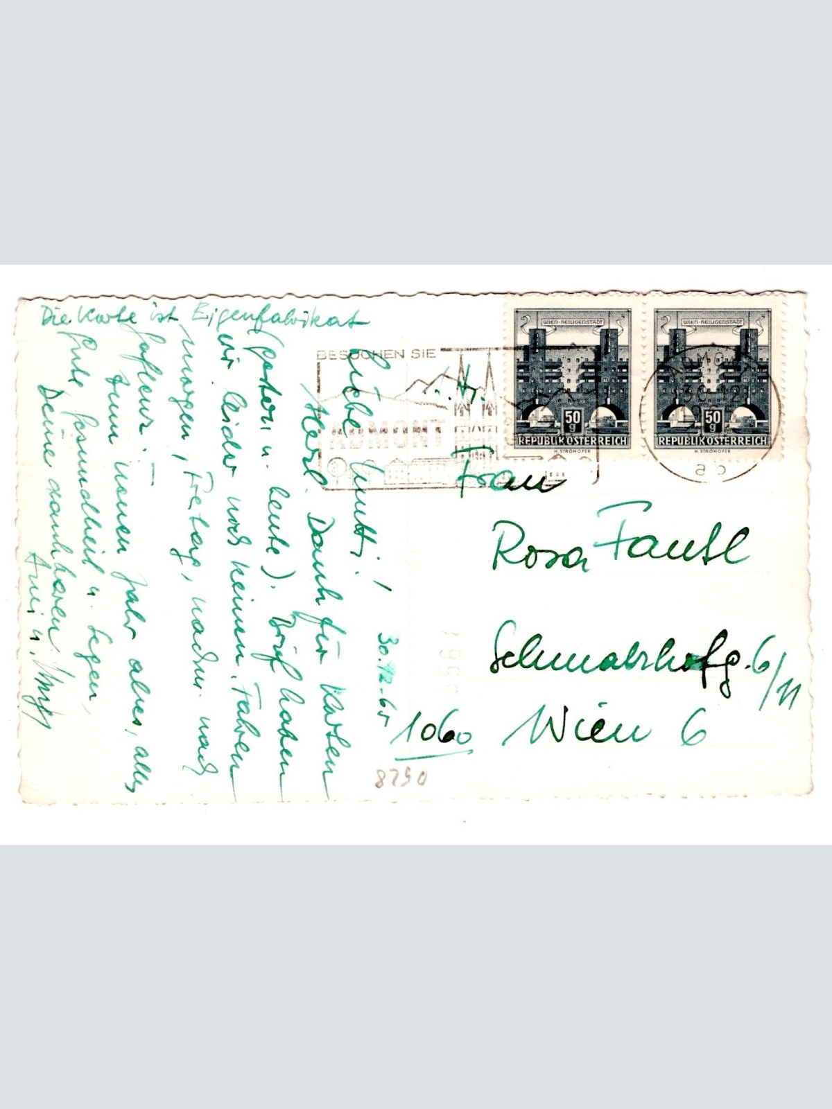 AK, Admont, Steiermark, Ansichtskarte (S5095)