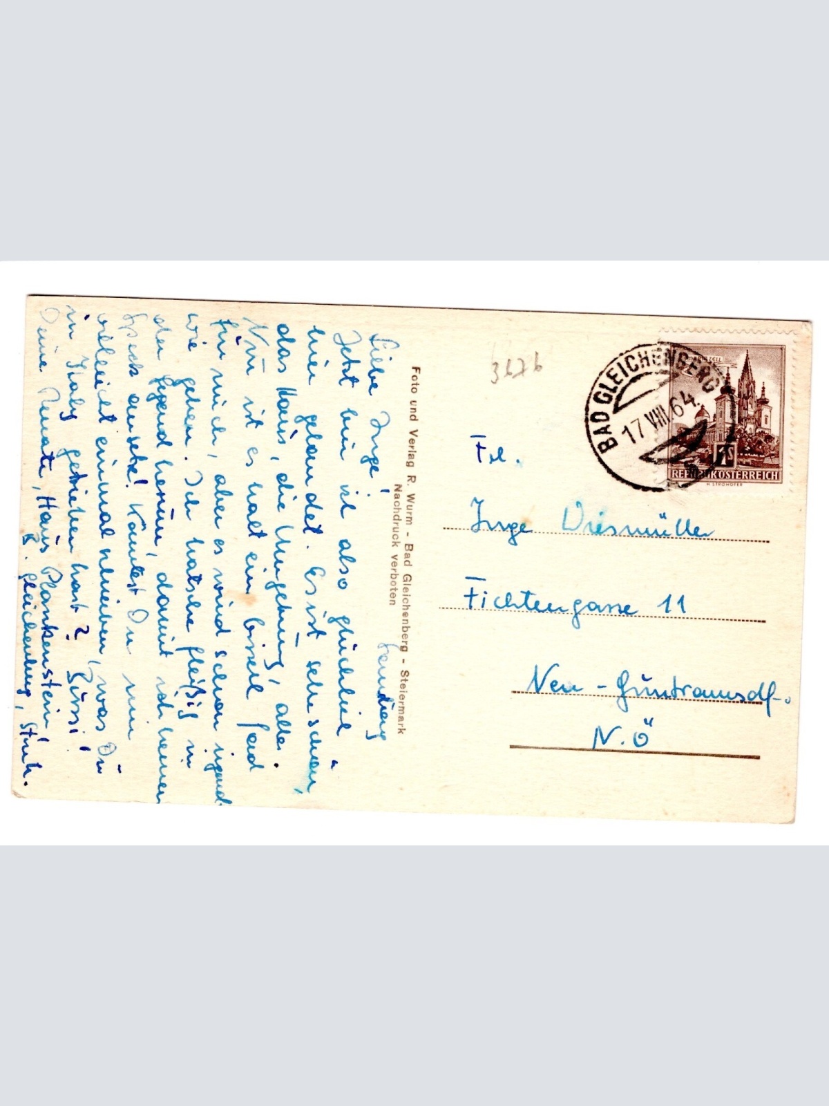 AK, Bad Gleichenberg, Steiermark, Ansichtskarte (S5107)