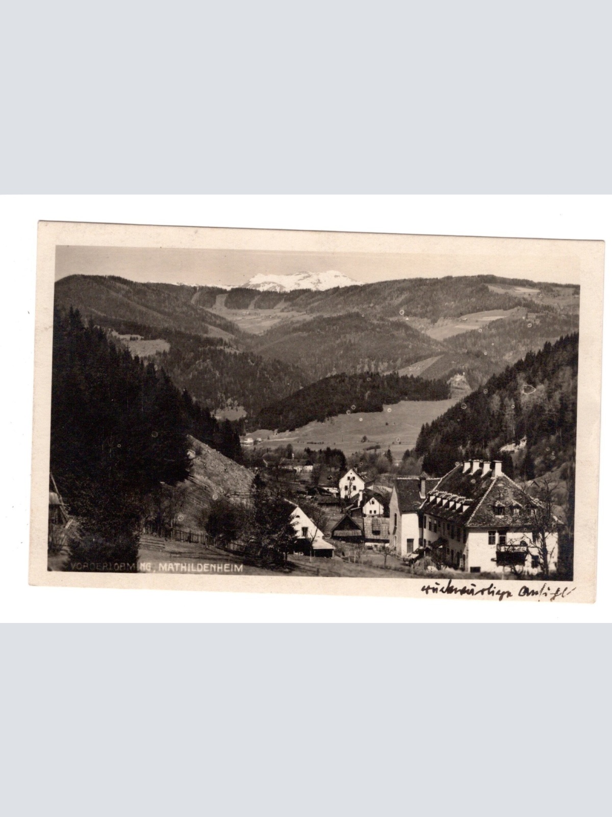 AK, Vorderlobming, Mathildenheim, Steiermark, Ansichtskarte (S5114)