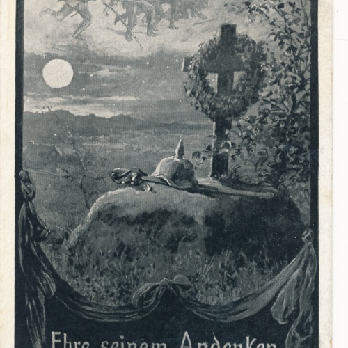 AK Ehre seinem Andenken er ruhe sanft Militaria Ansichtskarte (14265)