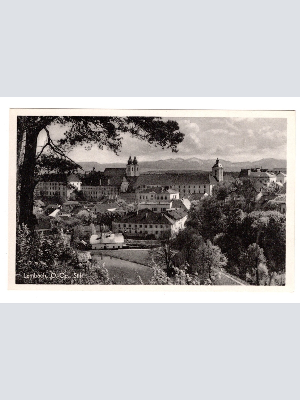 AK, Lambach, Stift, Oberösterreich, Ansichtskarte (S5153)