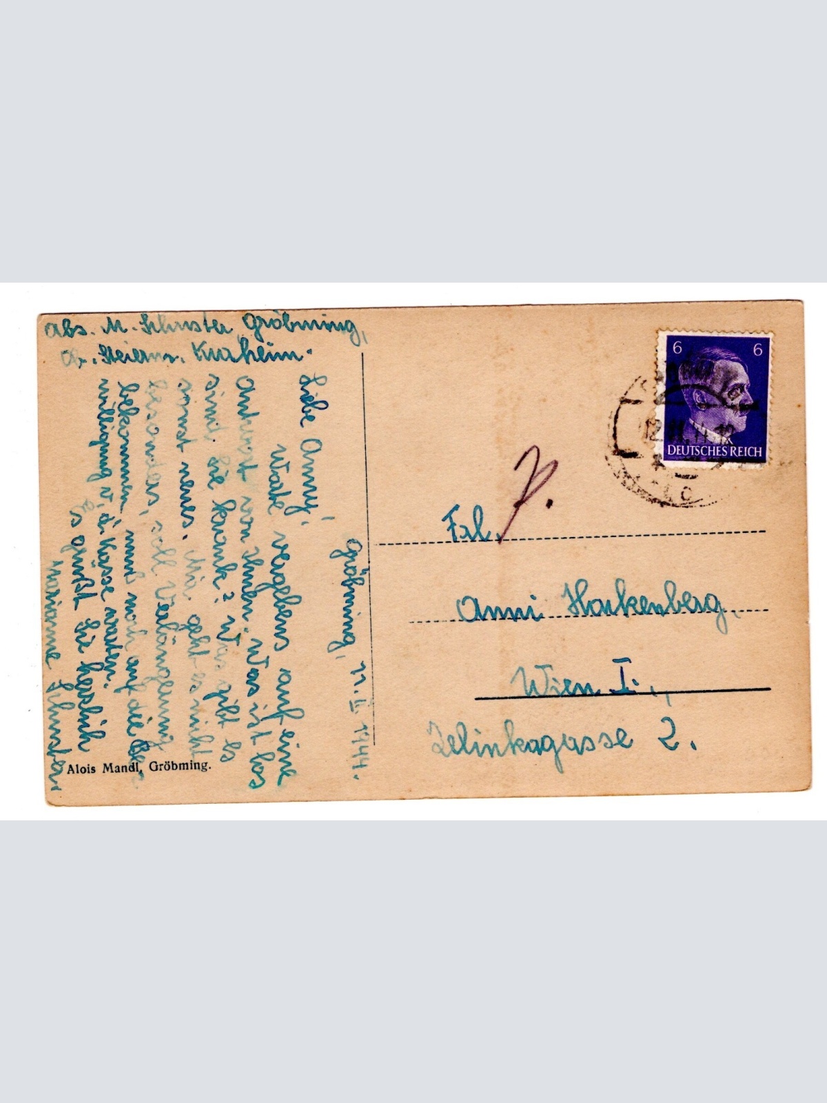 AK, Ahornsee mit Dachstein vom Stoderzinken, Steiermark, Ansichtskarte (S5166)