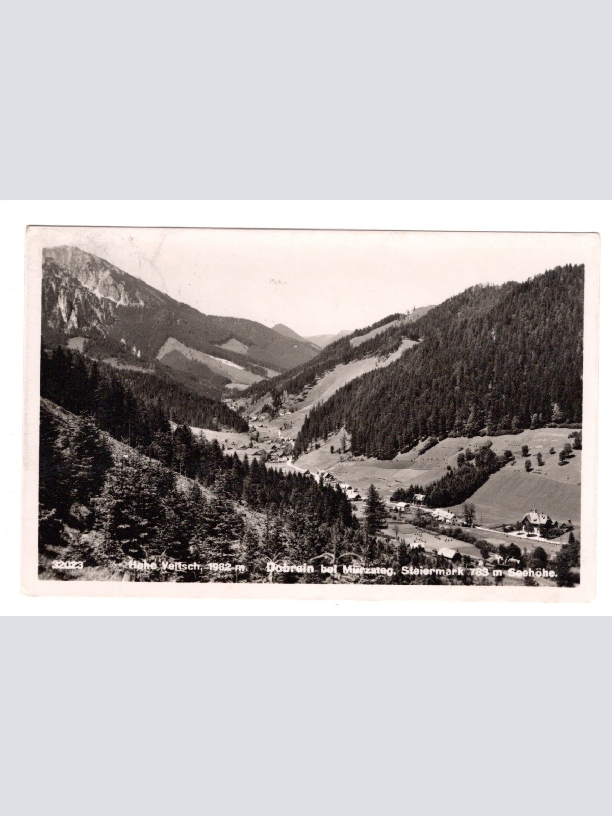 AK, Dobrein bei Mürzsteg, Steiermark, Ansichtskarte (S5172)