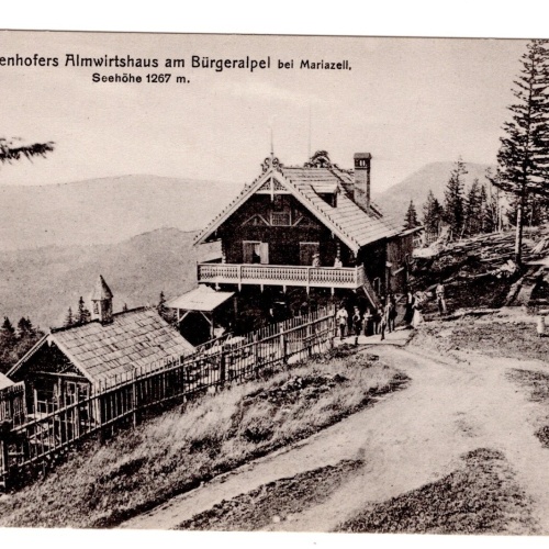 AK, Hans Reisenhofers Almwirtshaus, Mariazell, Steiermark, Ansichtskarte (S5178)