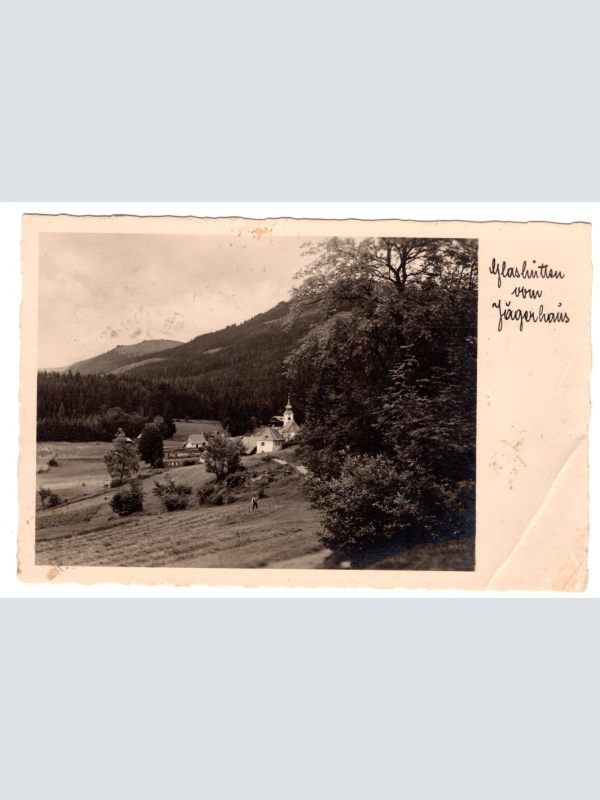 AK, Glashütten vom Jägerhaus, Steiermark, Ansichtskarte (S5188)