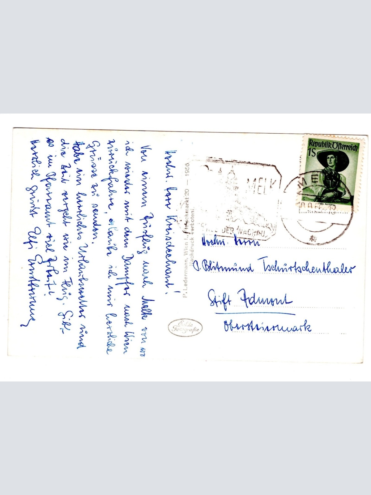 AK, Stift Melk, Niederösterreich, Ansichtskarte (S5199)