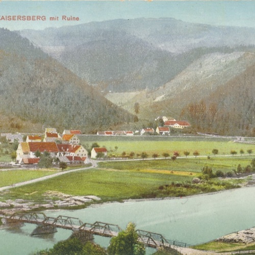 AK aus Kaiserberg mit Ruine Steiermark Ansichtskarte (14067)