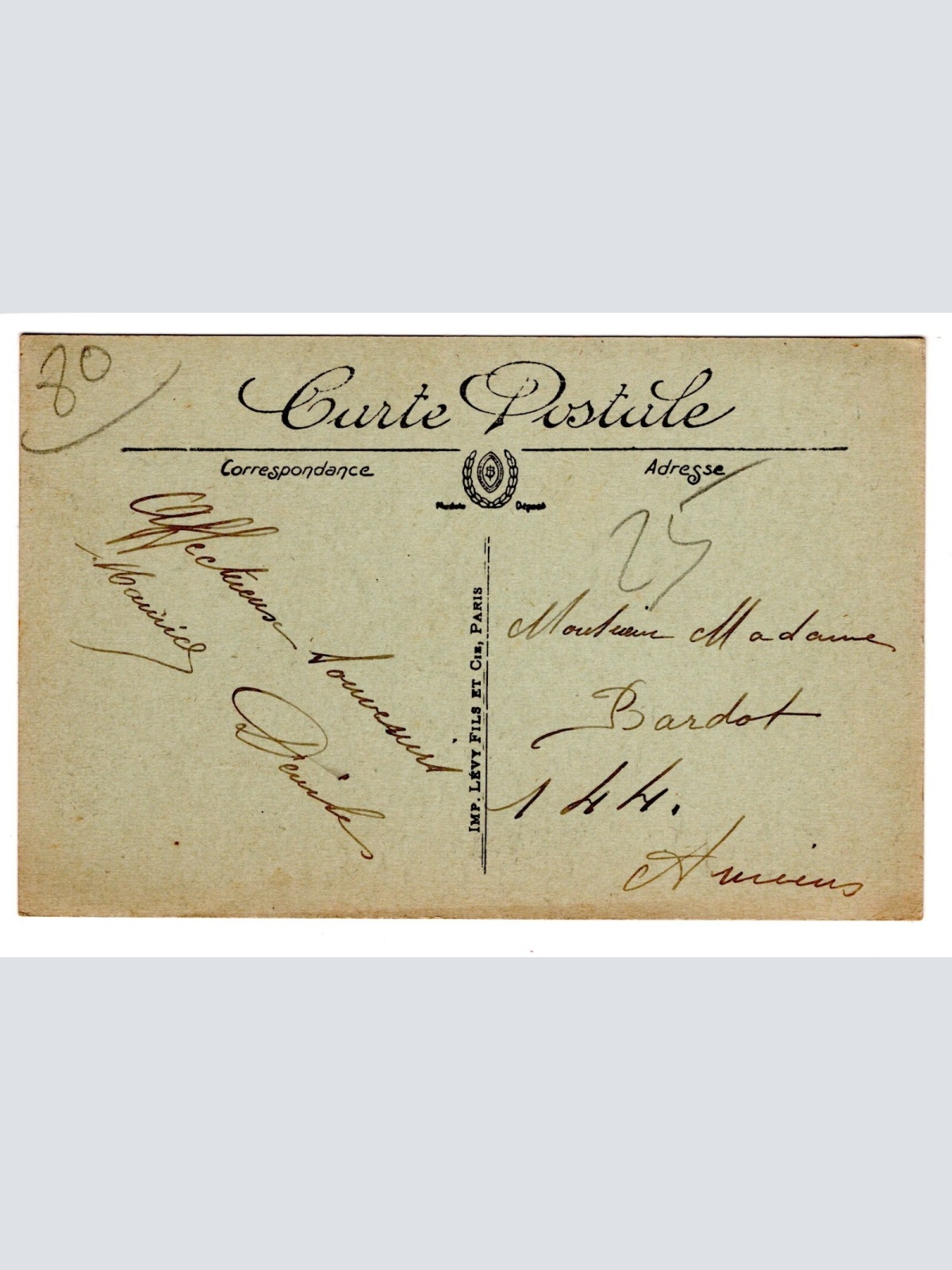 AK, Souvenir d' Abbeville, Frankreich, Ansichtskarte (S5212)