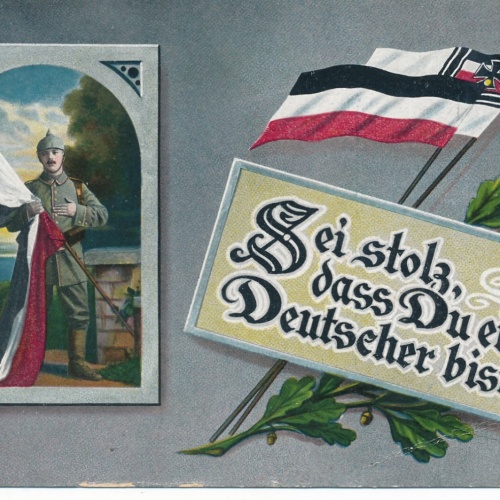 AK sei Stolz dass du ein Deutscher bist Ansichtskarte (14296)