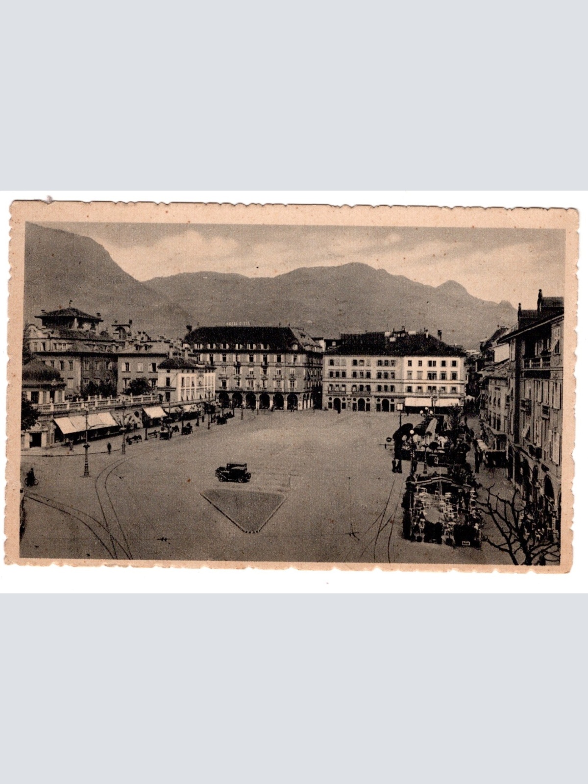 AK, Dolomiti, Bolzano, Piazza Vittorio Emanuele, Italien, Ansichtskarte (S5231)