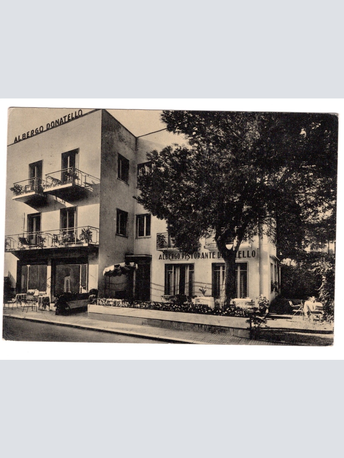 AK, Albergo Donatello, Italien, Ansichtskarte (S5257)