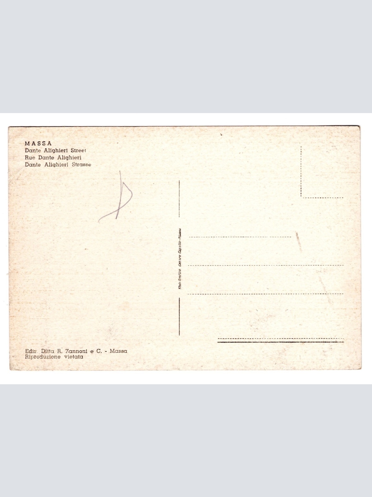 AK, Massa, Italien, Ansichtskarte (S5265)