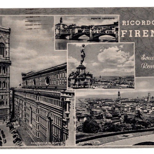 AK, Ricordo di Firenze, Italien, Ansichtskarte (S5271)