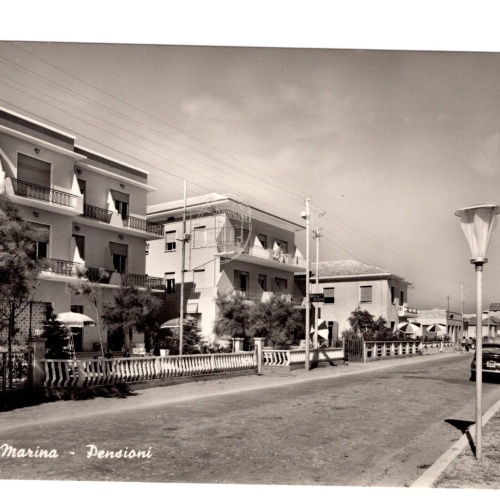 AK, Igea Marina, Pensioni, Italien, Ansichtskarte (S5290)