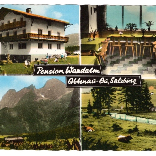 AK, Pension Wandalm, Abtenau, Salzburg, Ansichtskarte (S5300)