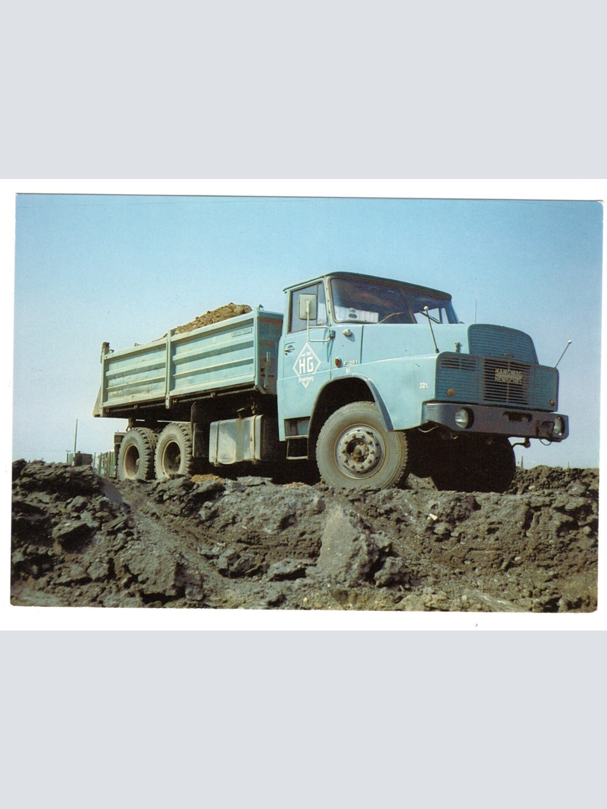 AK, LKW Henschel F 261 AK, Ansichtskarte (S5312)