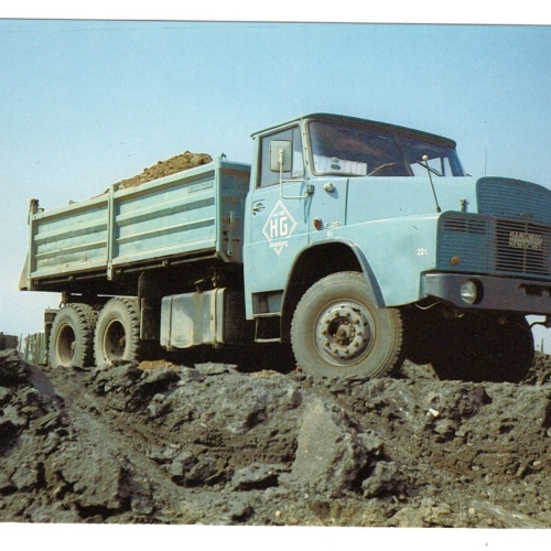 AK, LKW Henschel F 261 AK, Ansichtskarte (S5312)