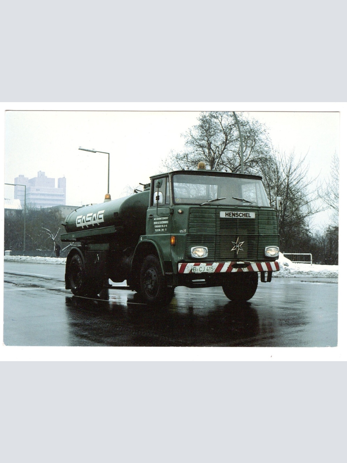 AK, LKW Henschel HS14, Ansichtskarte (S5316)