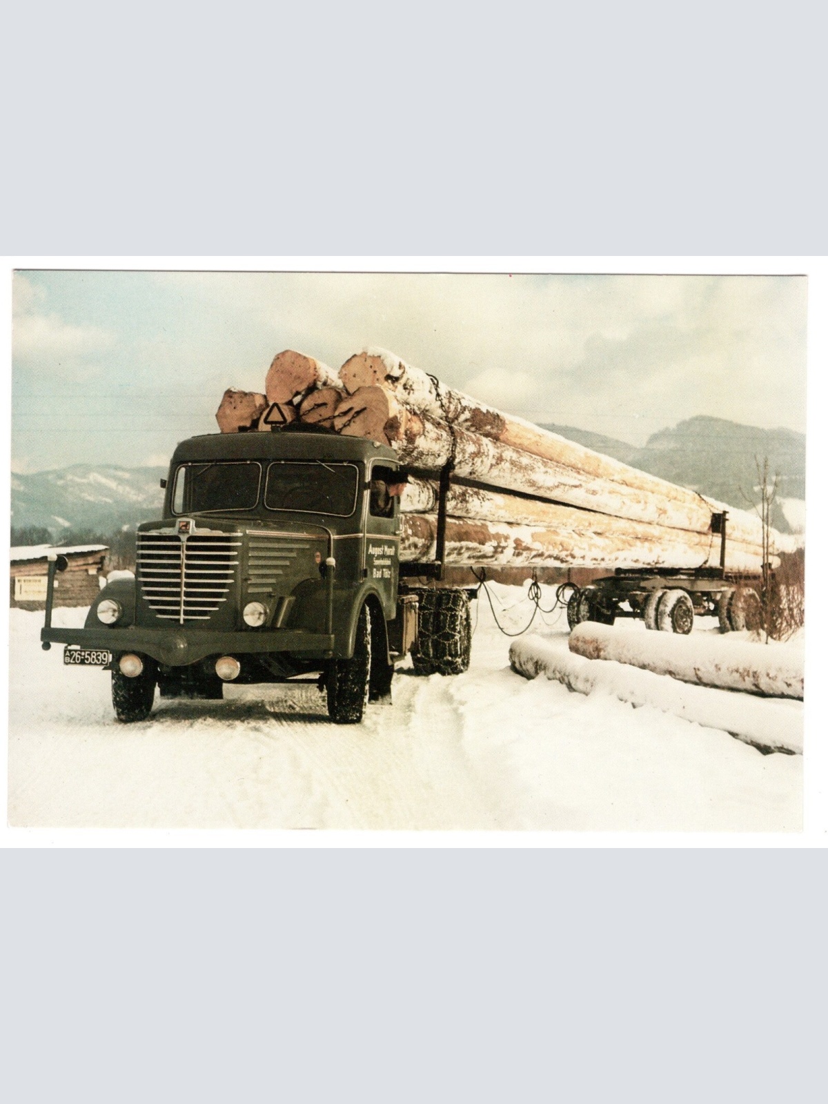 AK, LKW Büssing 8000 S, Ansichtskarte (S5319)