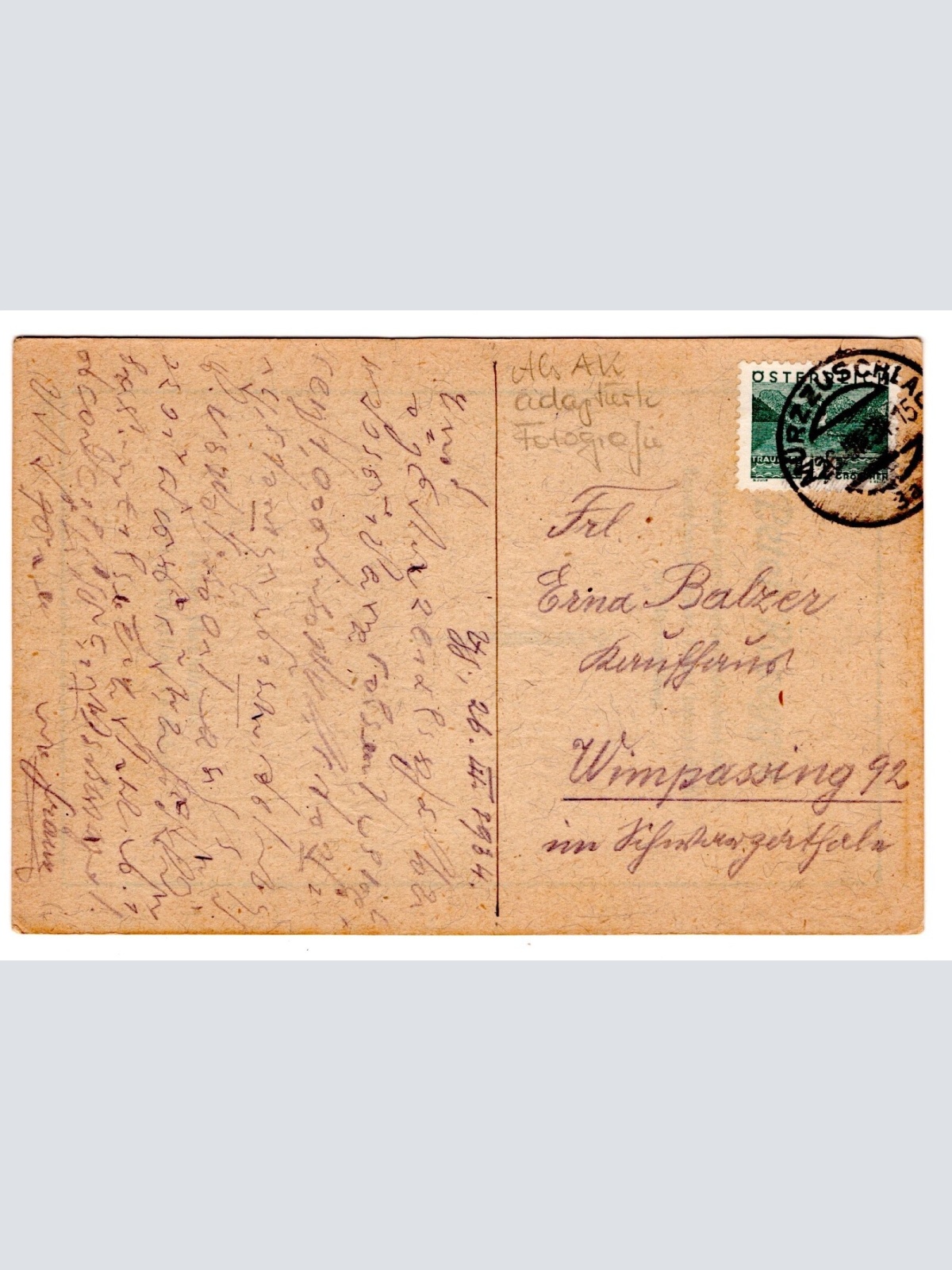 AK, Peter Rosegger, Ansichtskarte (S5324)