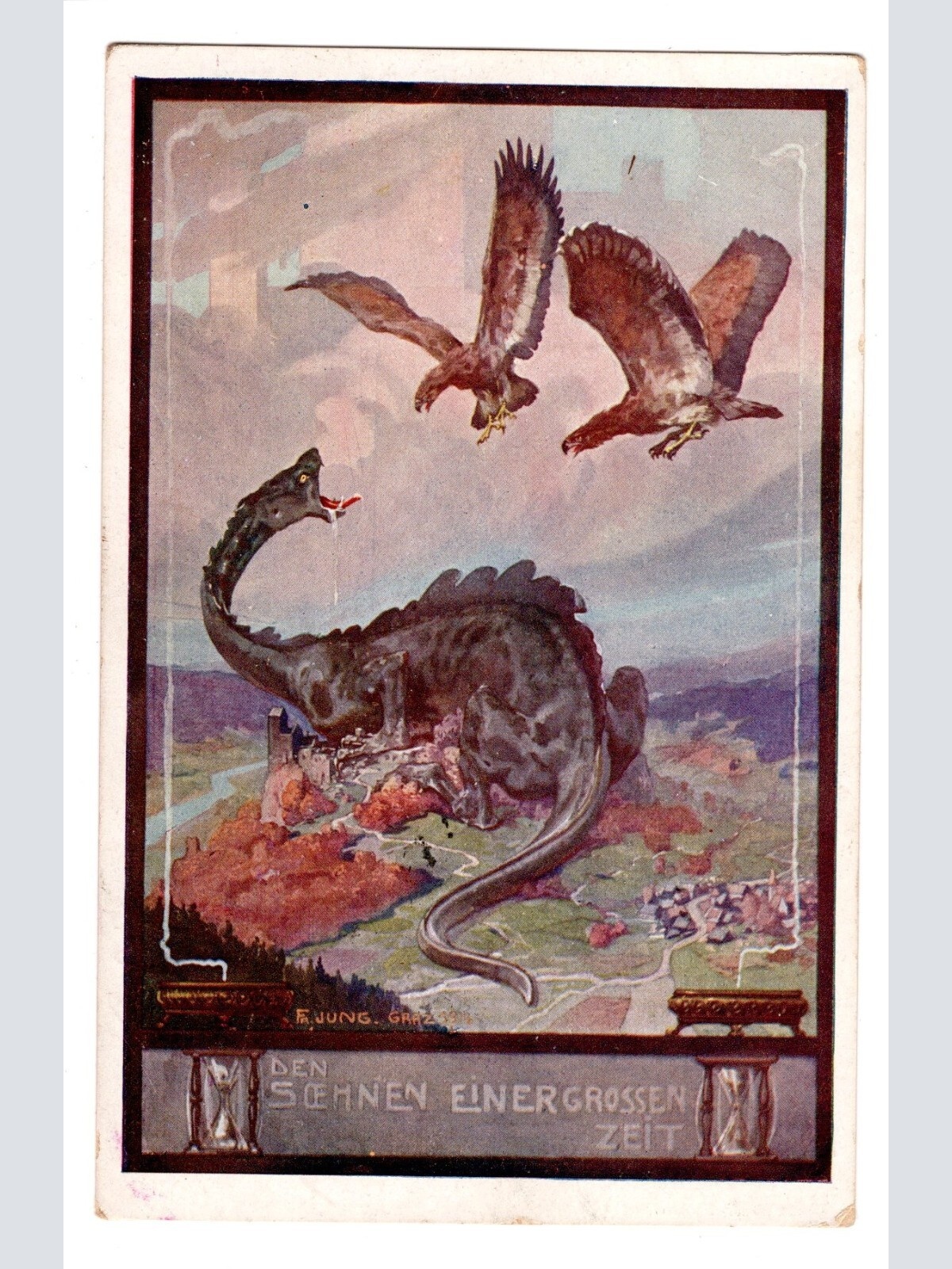 AK, Den Söhnen einer Großen Zeit Karte Nr. 375, Ansichtskarte (S5327)