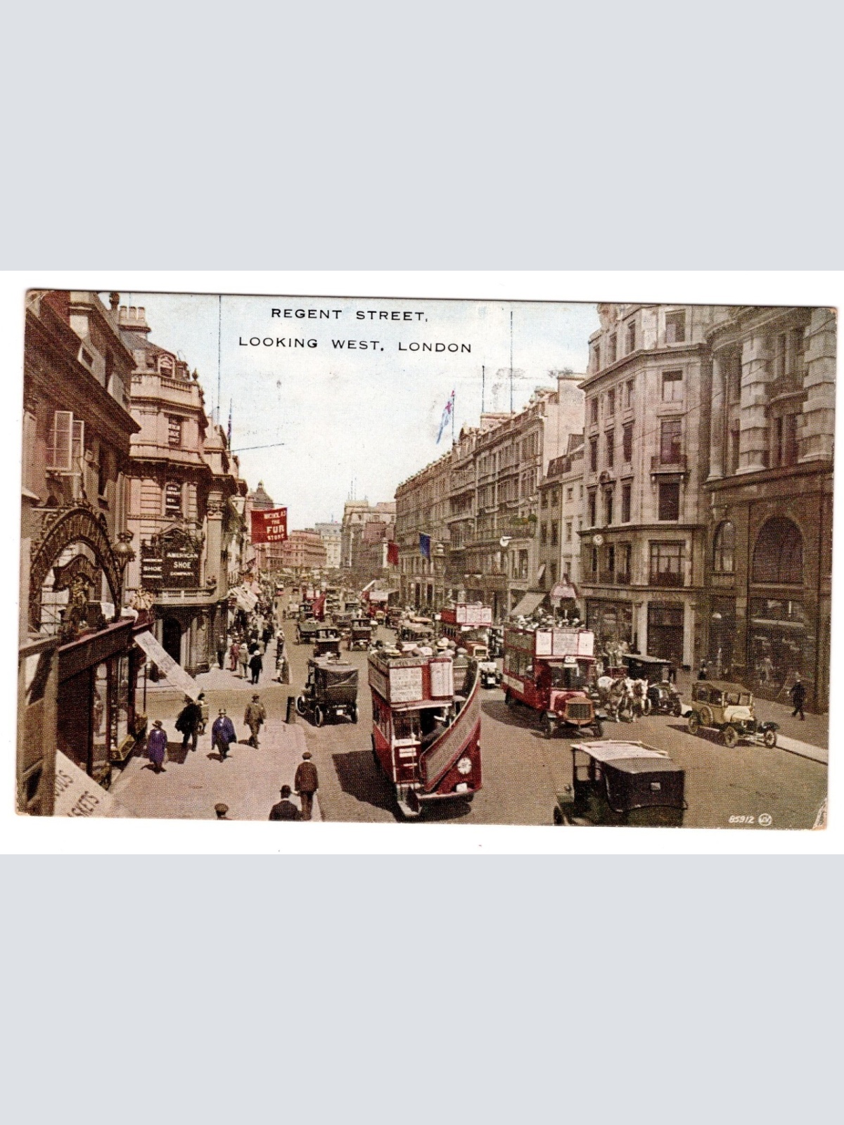 AK, Regent Street, London, England, Ansichtskarte (S5338)