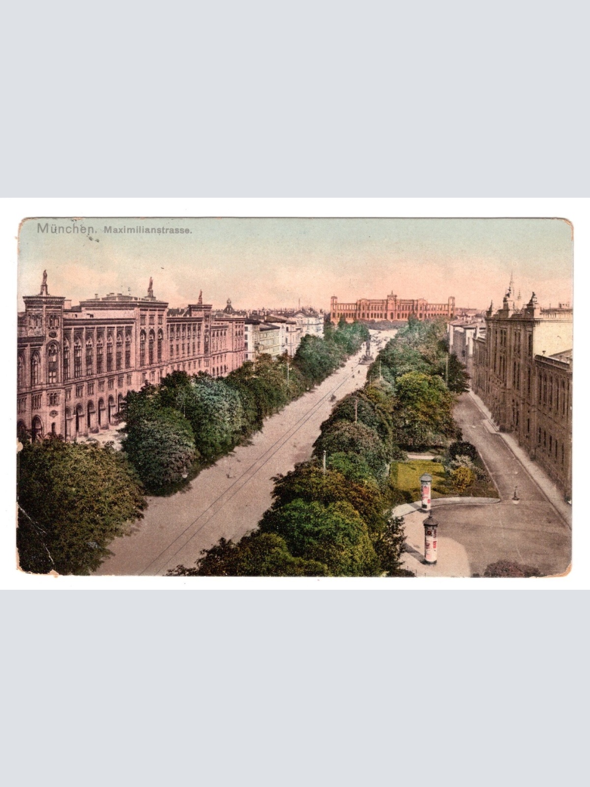 AK, München, Maximilianstraße, Bayern, Ansichtskarte (S5373)