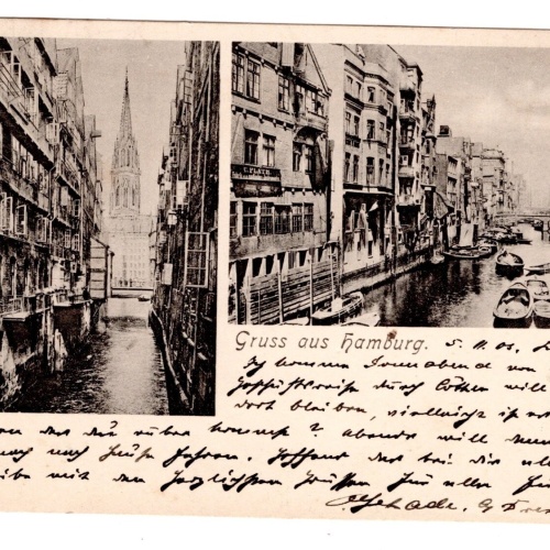 AK, Gruß aus Hamburg, Ansichtskarte (S5382)