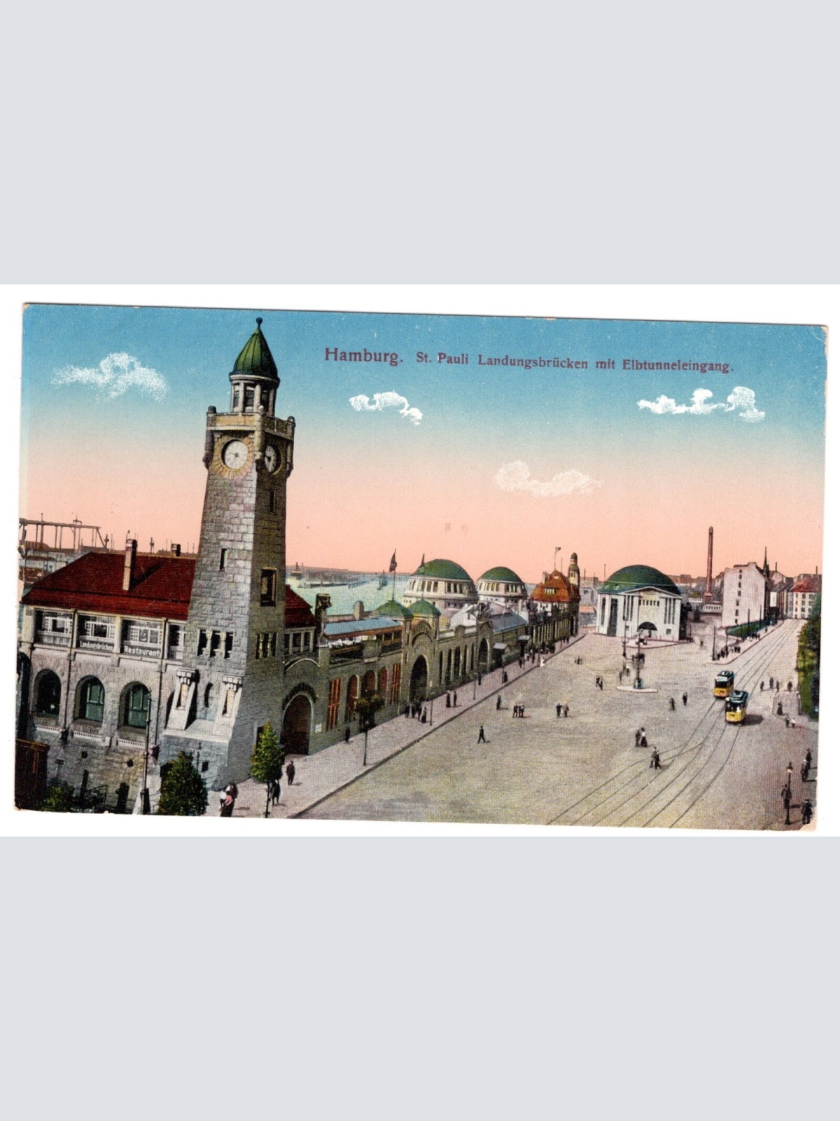 AK, Hamburg, St. Pauli Ladungsbrücken, Ansichtskarte (S5385)