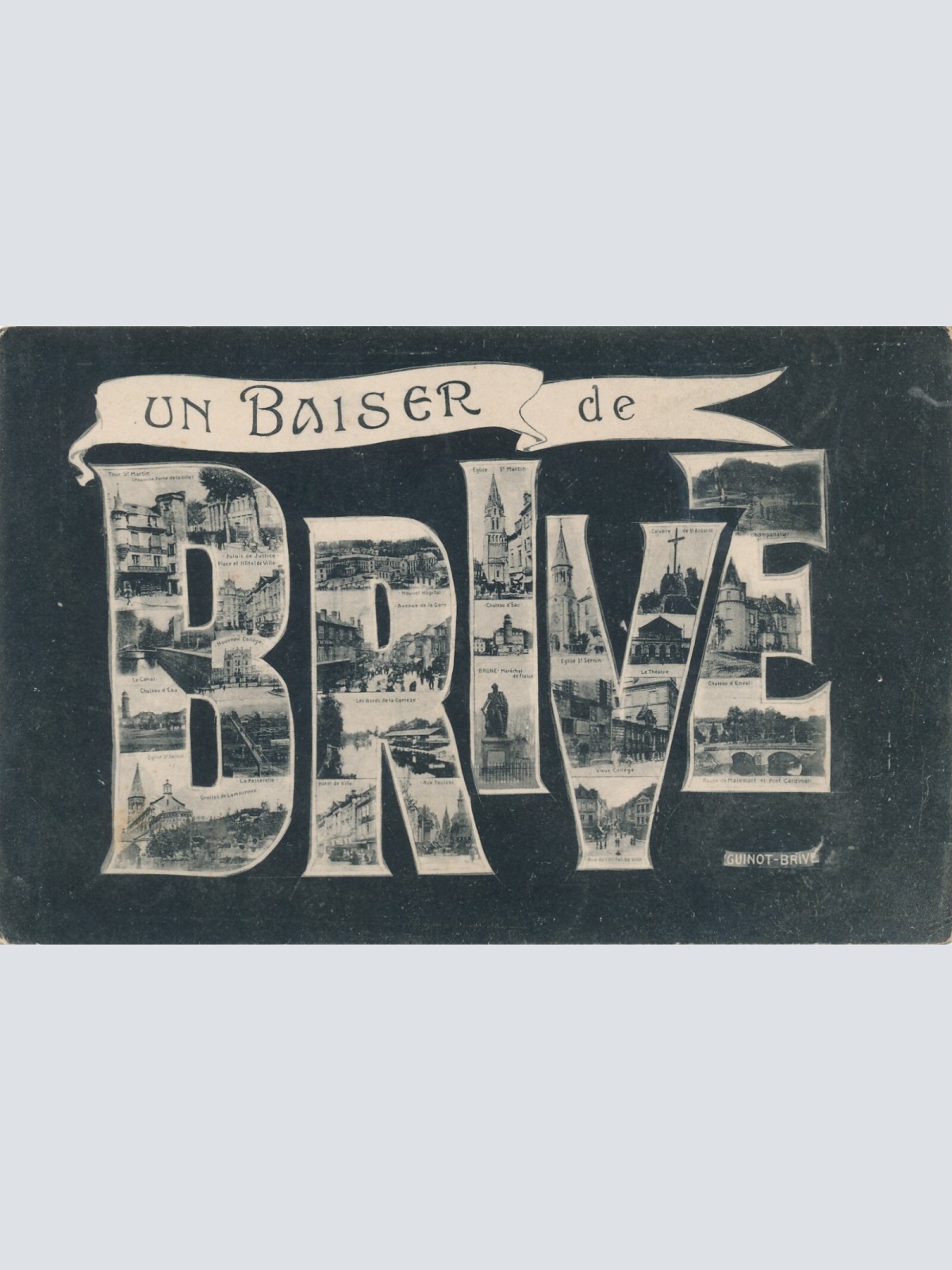 AK aus Brive Frankreich Ansichtskarte (14098)