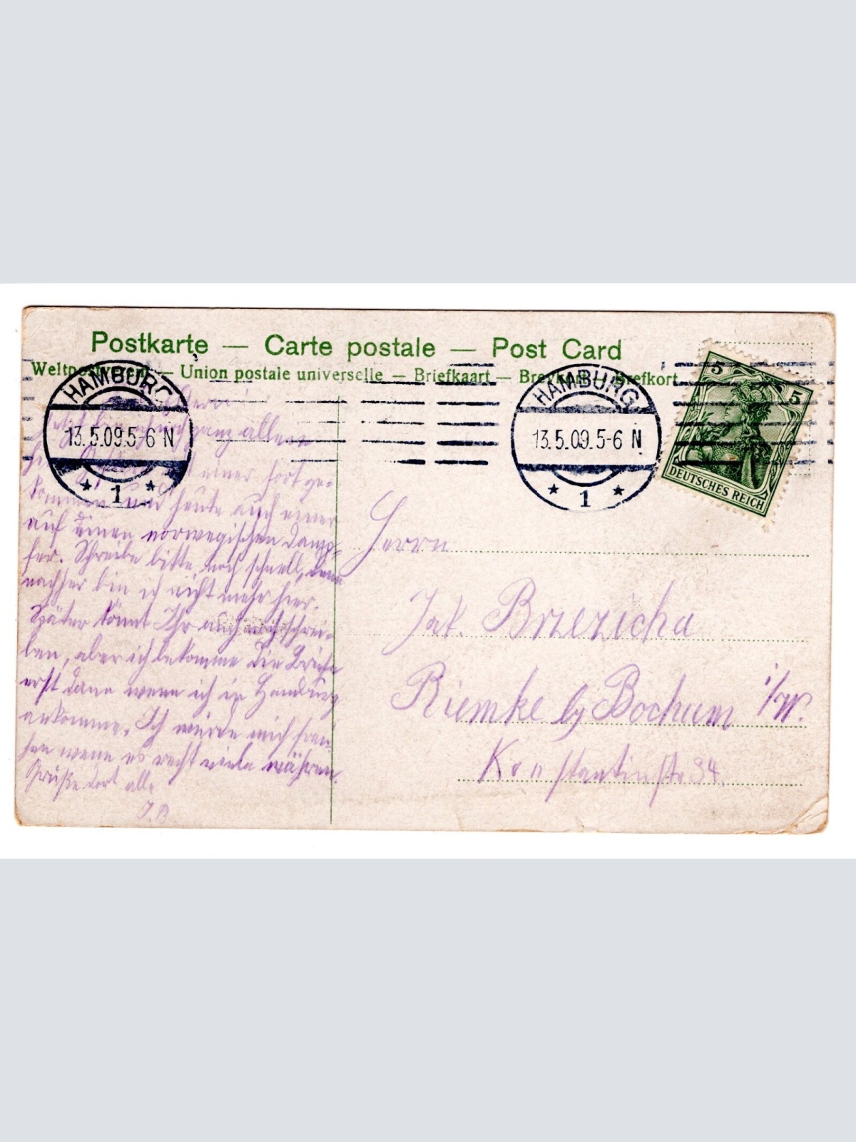 AK, Hamburg, Neue Elbbrücke, Ansichtskarte (S5394)