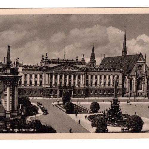 AK, Leipzig, Sachsen, Augustusplatz, Ansichtskarte (S5399)