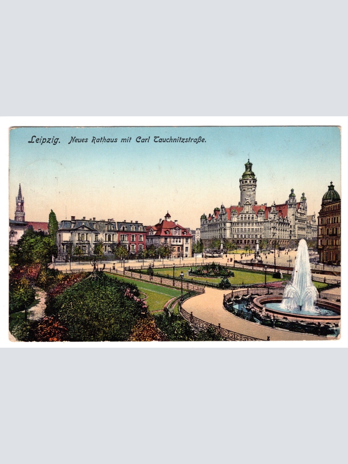 AK, Leipzig, Sachsen, Neues Rathaus, Ansichtskarte (S5402)