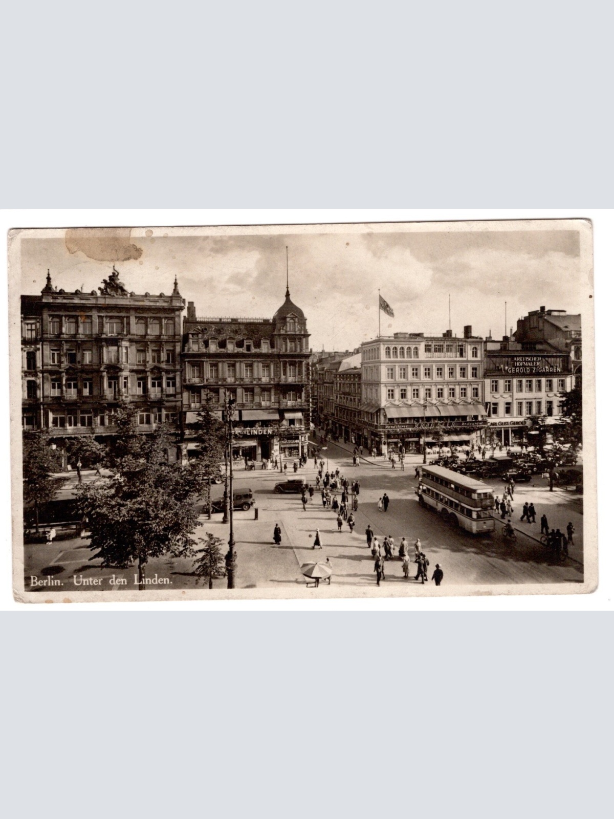 AK, Berlin, Unter den Linden, Ansichtskarte (S5419)