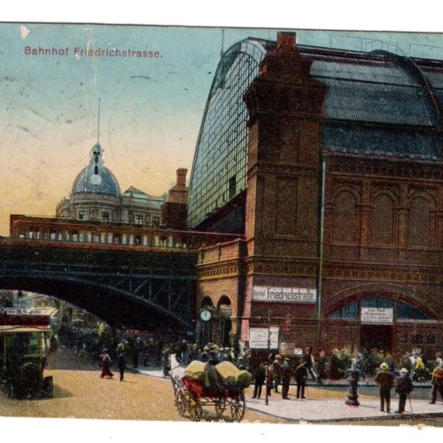 AK, Berlin, Bahnhof Friedrichstraße, Ansichtskarte (S5421)