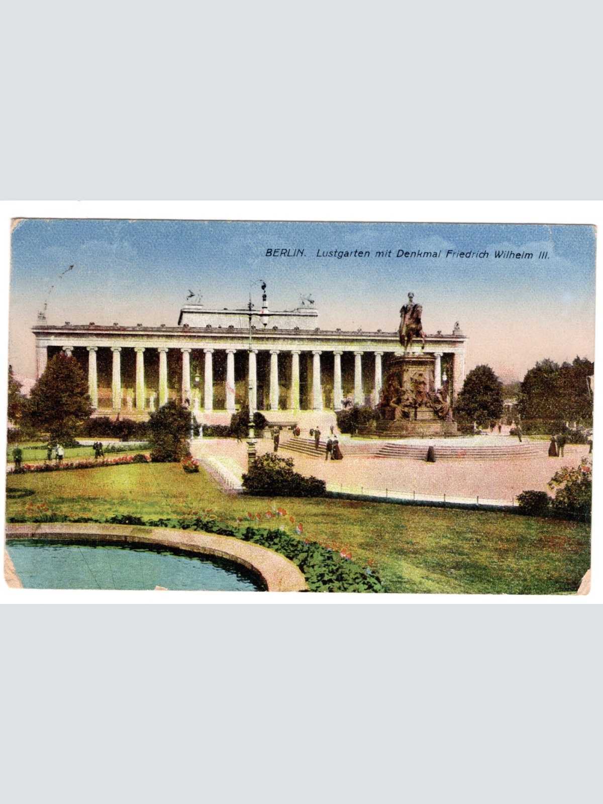 AK, Berlin, Lustgarten mit Denkmal Friedrich Wilhelm III, Ansichtskarte (S5425)
